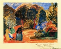Two Women in a Park