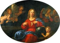 Christ Displaying his Wounds