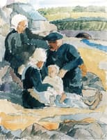 Peasant Family in Brittany