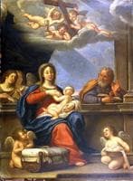 The Holy Family with the Instruments of the passion