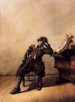 Young Scholar in His Study:  Melancholy