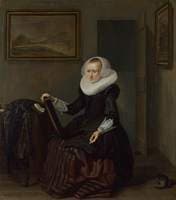 A Woman Holding a Mirror