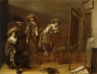 Art Lovers in a Painter's Studio