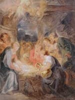 Study:  L'Adoration des bergers (Adoration of the Shepherds)