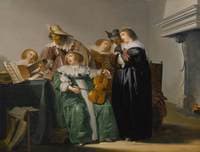 Elegant Company Making Music
