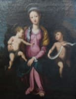 Madonna and Child with Saint John