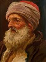 Head of an Elderly Arab
