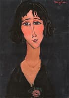 Young Girl Wearing a Rose