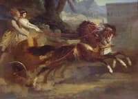 Ancient Chariot (after a lithograph by Carle Vernet)