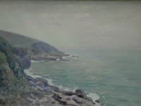 The Coast of Wales in the Fog
