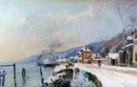 A Wharf on the Seine at Dieppedalle