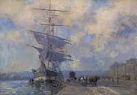 Norwegian Vessel in the Port of Rouen
