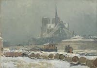 Notre-Dame in the Snow
