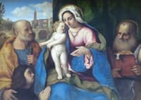 The Virgin and Child, Saints Peter and Jerome and a Donor