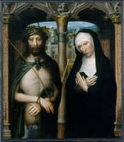 Christ Crowned with Thorns and the Mourning Virgin