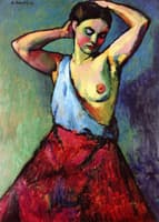 Girl with Red Skirt