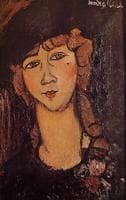 Head of a Woman in a Hat