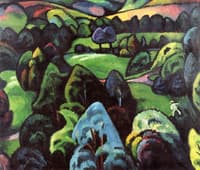 Landscape with Mower