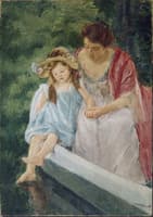 Mother and Child in Boat