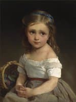 Girl with Basket of Plums