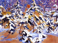 Snow Scene, Tamworth, New Hampshire