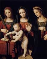 Madonna and Child with Saints Catherine and Barbara