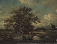 La mare près du moulin