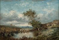 Paysage à la mare