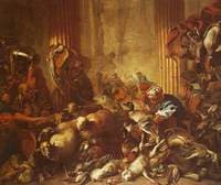 Christ Chasing the Moneylenders from the Temple