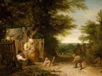 At the Cottage Gate