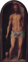 Christ (centre panel of triptych)