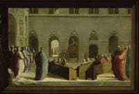 San Bernardino Preaching in the Campo of Siena