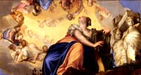 Palazzo Ducale (Consiglio dei Dieci ) - Female Figure Breaking her Chains