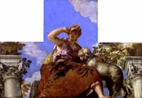 Palazzo Ducale (Sala del Collegio) - Allegories of the Virtues - Gentleness with a Lamb