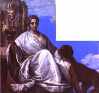 Palazzo Ducale (Sala del Collegio) - Allegories of the Virtues - Fidelity with a Dog
