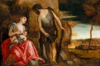 Cain and his Family Wandering