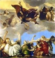 Palazzo Ducale (Sala della Bussola) - St Marc Crowning the Theological Virtues