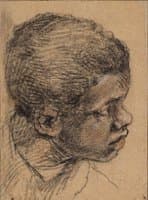 Head of a Back Boy