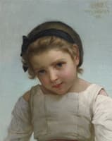 Portrait of a Young Girl (after Bouguereau)