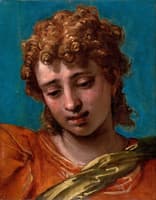 Petrobelli Altarpiece - Head of Saint Michael