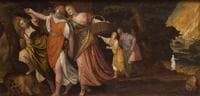 Duke of Buckingham Series - Lot and his Daughters Fleeing from Sodom