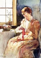 Woman Sewing