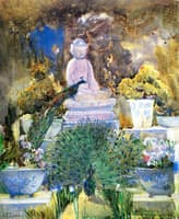 Peacocks and Bodhisattva, Boston
