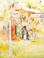 Woman at Doorway, Early Spring