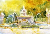 Fountain, Villa Borghese, Rome