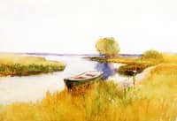 Skiff on a Quiet Waterway