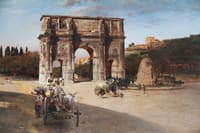 Constantine's Triumphal Arch in Rome