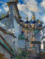 View of the Pechersky Cloister