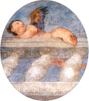 Villa Soranzo - Putto Climbing over a Balustrade