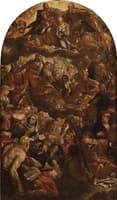 Coronation of the Virgin with Saints and Angels (study)